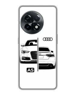 Чохол для OnePlus 11 Pro з картинкою «Audi — контрастний дизайн»