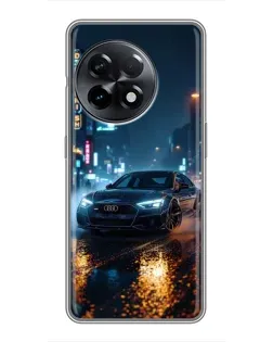 Чохол для OnePlus 11 Pro з картинкою «Нічне місто та Audi»