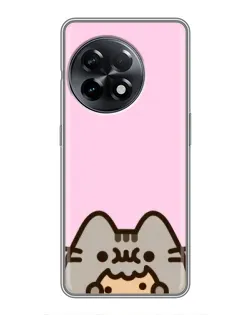 Чохол для OnePlus 11 Pro з картинкою «Pusheen та печиво»