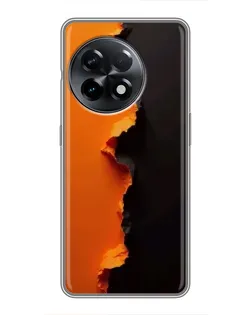 Чохол для OnePlus 11 Pro з картинкою «Помаранчевий розлом» Чохол для OnePlus 11 Pro з картинкою «Помаранчевий розлом»