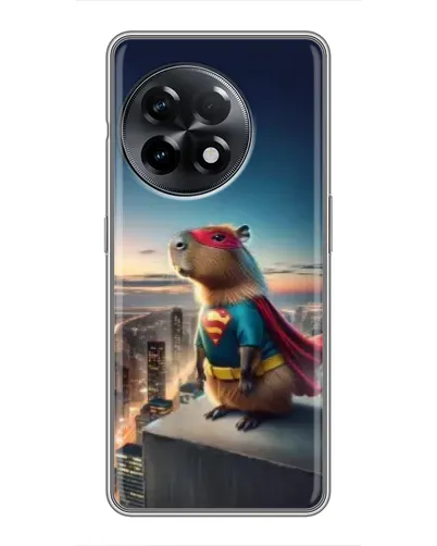 Чохол для OnePlus 11 Pro з картинкою «Капі-мен супергерой»