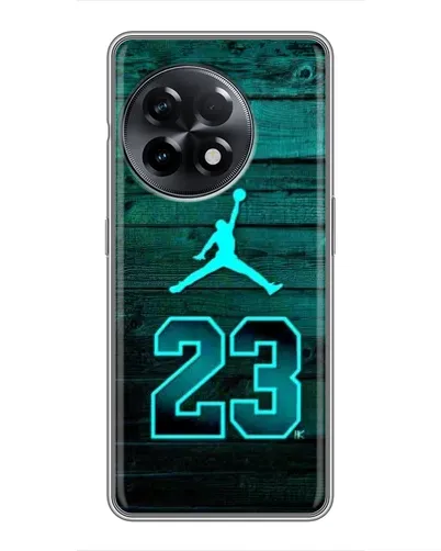 Чехол для OnePlus 11 с картинкой «Jordan Cyan 23» Чехол для OnePlus 11 с картинкой «Jordan Cyan 23»