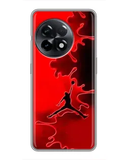 Чехол для OnePlus 11 с картинкой «Jordan Red Smoke»