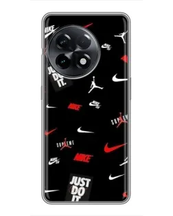 Чехол для OnePlus 11 с картинкой «Nike Mix Pattern»