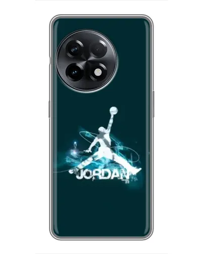 Чехол для OnePlus 11 с картинкой «Jordan Blue Fire» Чехол для OnePlus 11 с картинкой «Jordan Blue Fire»