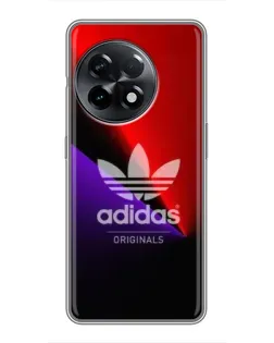 Чехол для OnePlus 11 с картинкой «Adidas Red Neon»