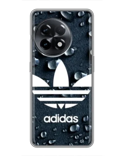 Чехол для OnePlus 11 с картинкой «Adidas Trefoil Blue»