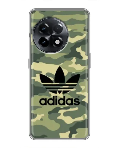 Чехол для OnePlus 11 с картинкой «Милитари стиль Adidas»