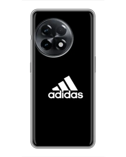 Чехол для OnePlus 11 с картинкой «Черная классика Adidas»