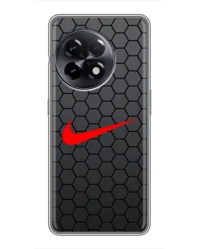 Чехол для OnePlus 11 с картинкой «Nike — карбоновая сетка» Чехол для OnePlus 11 с картинкой «Nike — карбоновая сетка»