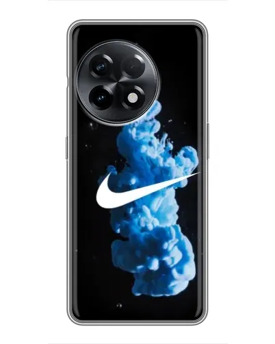 Чехол для OnePlus 11 с картинкой «Nike и синий дым» Чехол для OnePlus 11 с картинкой «Nike и синий дым»
