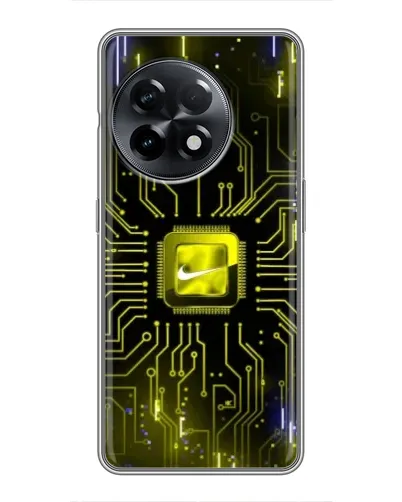 Чехол для OnePlus 11 с картинкой «Nike — золотая искра» Чехол для OnePlus 11 с картинкой «Nike — золотая искра»