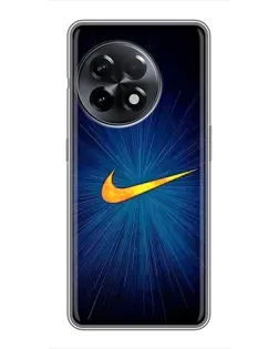 Чохол для OnePlus 11 з картинкою «Синій пульс Nike»