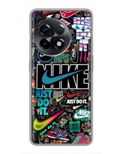 Чохол для OnePlus 11 з картинкою «Яскравий колаж Nike»