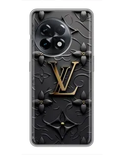 Чехол для OnePlus 11 с картинкой «Кожаная текстура LV»
