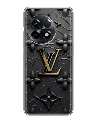 Чехол для OnePlus 11 с картинкой «Кожаная текстура LV»