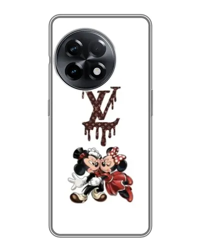 Чехол для OnePlus 11 с картинкой «LV и Микки Маус»