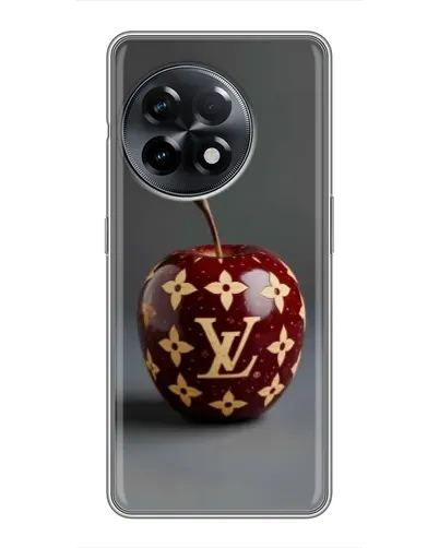 Чехол для OnePlus 11 с картинкой «Красное яблоко LV»