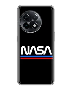 Чохол для OnePlus 11 з картинкою «NASA — класика Red Blue»