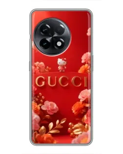 Чехол для OnePlus 11 с картинкой «Gucci — золотой сад»