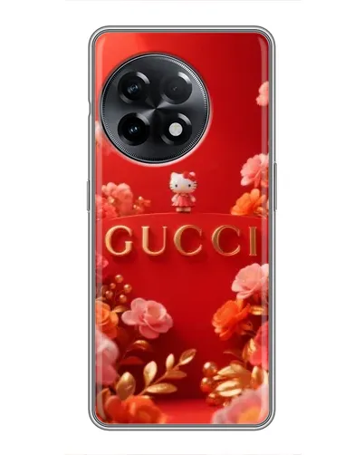 Чехол для OnePlus 11 с картинкой «Gucci — золотой сад»