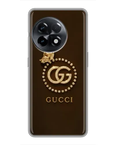 Чехол для OnePlus 11 с картинкой «Gucci — золотая бабочка»
