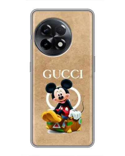 Чехол для OnePlus 11 с картинкой «Микки Маус Gucci — крафт»