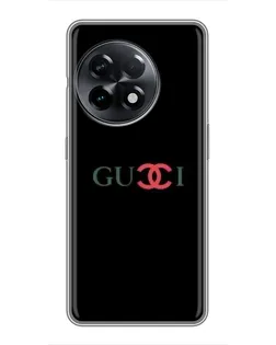 Чехол для OnePlus 11 с картинкой «Gucci — красный градиент»