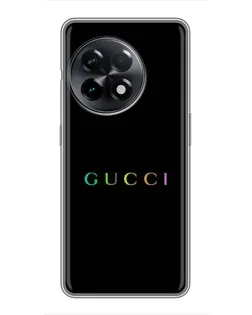 Чехол для OnePlus 11 с картинкой «Gucci — неоновый минимализм»