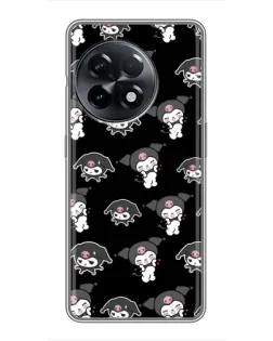 Чехол для OnePlus 11 с картинкой «Черный паттерн Kuromi» Чехол для OnePlus 11 с картинкой «Черный паттерн Kuromi»