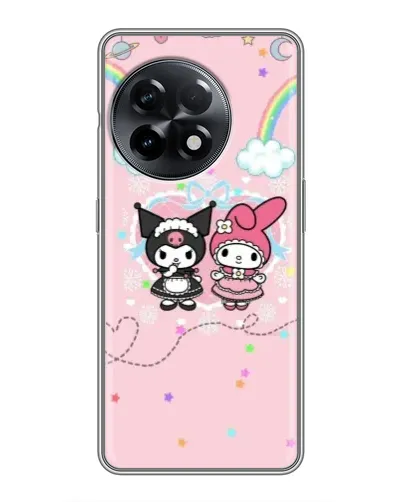 Чехол для OnePlus 11 с картинкой «My Melody и Kuromi»