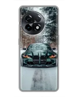 Чохол для OnePlus 11 з картинкою «BMW у зимовому лісі» Чохол для OnePlus 11 з картинкою «BMW у зимовому лісі»