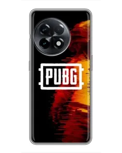 Чехол для OnePlus 11 с картинкой «Яркий логотип PUBG»