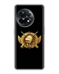 Чехол для OnePlus 11 с картинкой «PUBG — оранжевый градиент»
