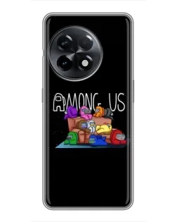 Чехол для OnePlus 11 с картинкой «Логотип Among Us»