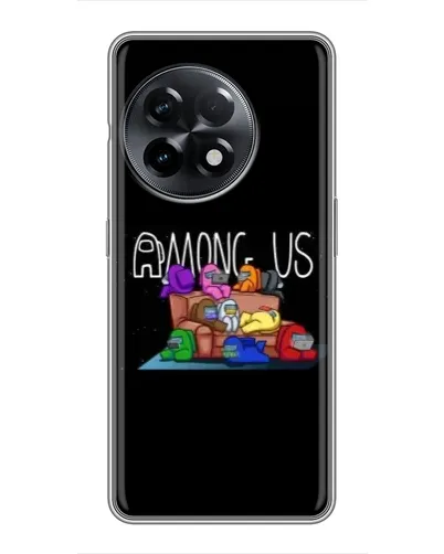 Чехол для OnePlus 11 с картинкой «Логотип Among Us» Чехол для OnePlus 11 с картинкой «Логотип Among Us»