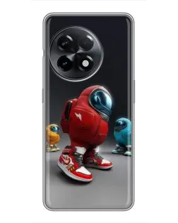 Чехол для OnePlus 11 с картинкой «Among Us — 3D стиль»