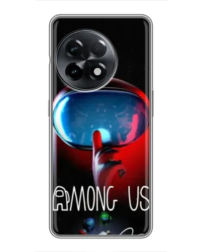 Чехол для OnePlus 11 с картинкой «Красный импостер — макро» Чехол для OnePlus 11 с картинкой «Красный импостер — макро»
