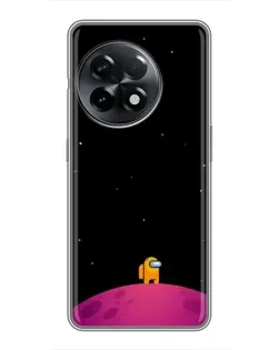 Чехол для OnePlus 11 с картинкой «Одинокий герой на планете»