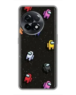 Чехол для OnePlus 11 с картинкой «Космический паттерн Among Us»