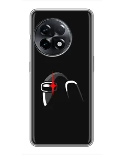 Чехол для OnePlus 11 с картинкой «Among Us шлем»