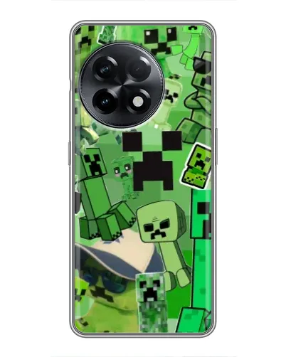Чехол для OnePlus 11 с картинкой «Криперы Minecraft» Чехол для OnePlus 11 с картинкой «Криперы Minecraft»