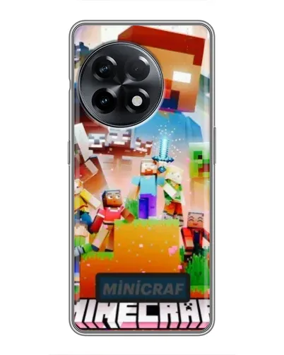 Чехол для OnePlus 11 с картинкой «Minecraft герои игры» Чехол для OnePlus 11 с картинкой «Minecraft герои игры»