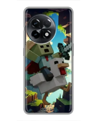 Чехол для OnePlus 11 с картинкой «Стив и гусь» Чехол для OnePlus 11 с картинкой «Стив и гусь»