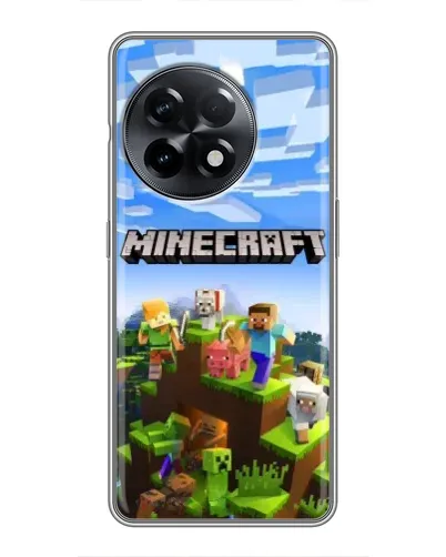 Чехол для OnePlus 11 с картинкой «Minecraft классический мир» Чехол для OnePlus 11 с картинкой «Minecraft классический мир»