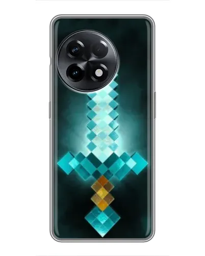 Чехол для OnePlus 11 с картинкой «Алмазный меч неон» Чехол для OnePlus 11 с картинкой «Алмазный меч неон»