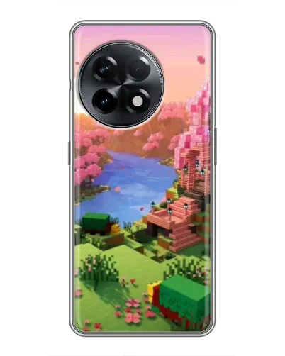 Чехол для OnePlus 11 с картинкой «Розовое дерево Minecraft» Чехол для OnePlus 11 с картинкой «Розовое дерево Minecraft»