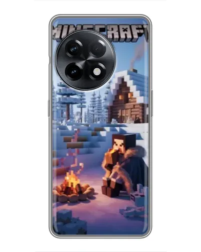 Чехол для OnePlus 11 с картинкой «Зимний Minecraft» Чехол для OnePlus 11 с картинкой «Зимний Minecraft»