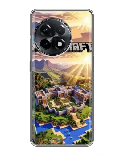 Чехол для OnePlus 11 с картинкой «Minecraft панорама» Чехол для OnePlus 11 с картинкой «Minecraft панорама»