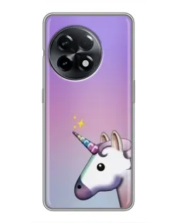 Чехол для OnePlus 11 с картинкой «Единорог градиент» Чехол для OnePlus 11 с картинкой «Единорог градиент»